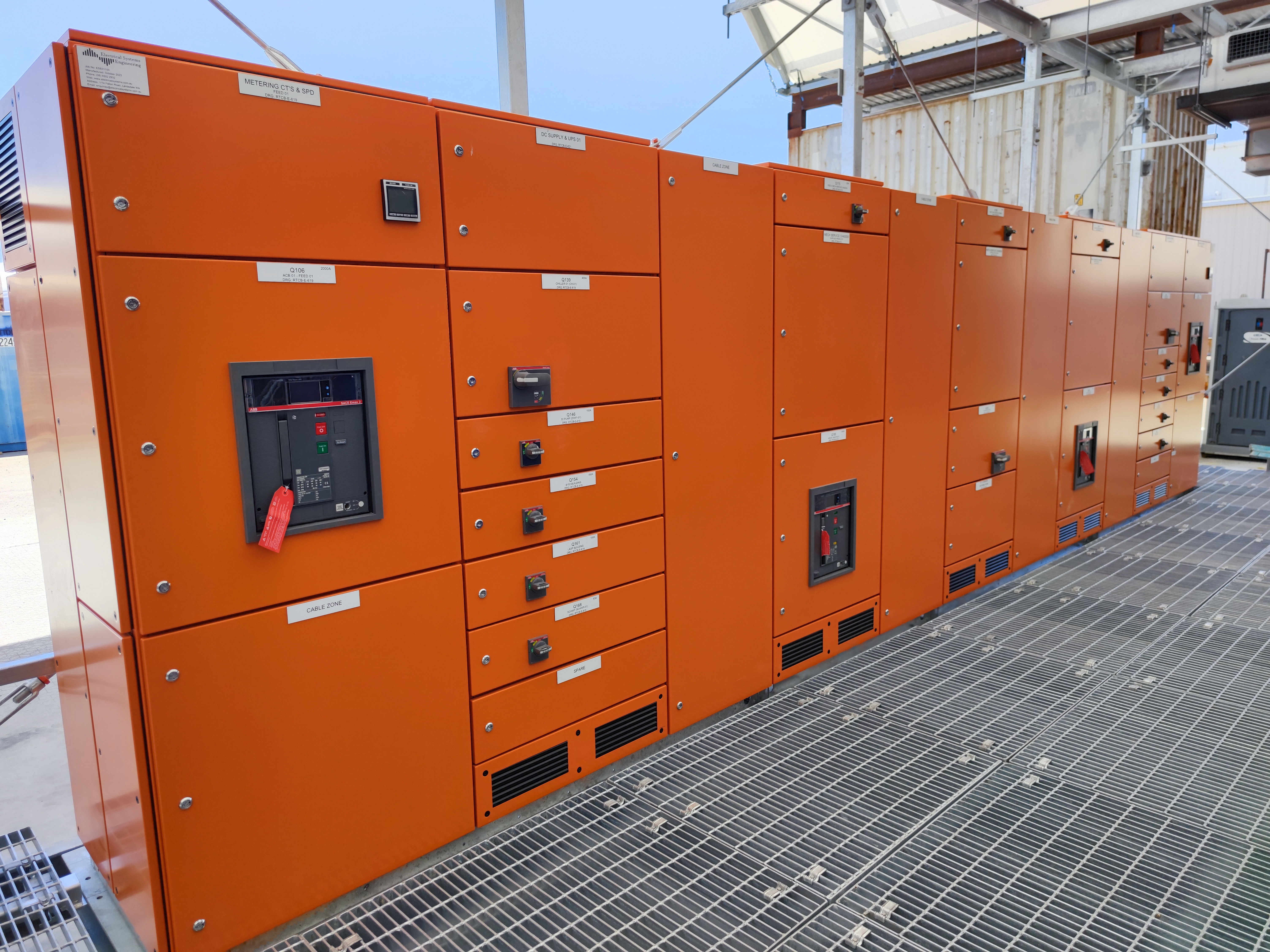 Control panel detail